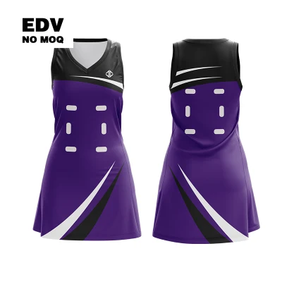 Schnelle Lieferung Mode Sublimation Netball Kleid Sublimation Netball Wear